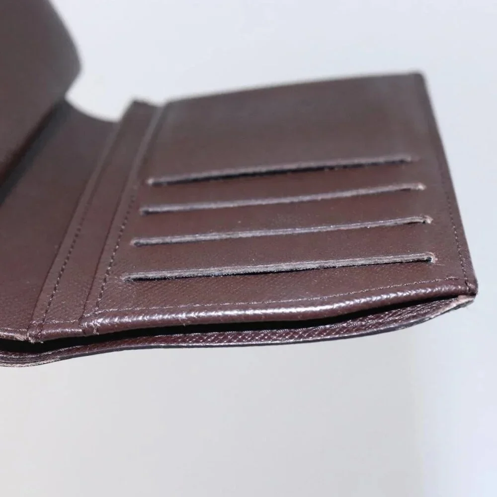 Authentic LOUIS VUITTON Damier Ebene Portefeuille Viennois Wallet bst288-120225